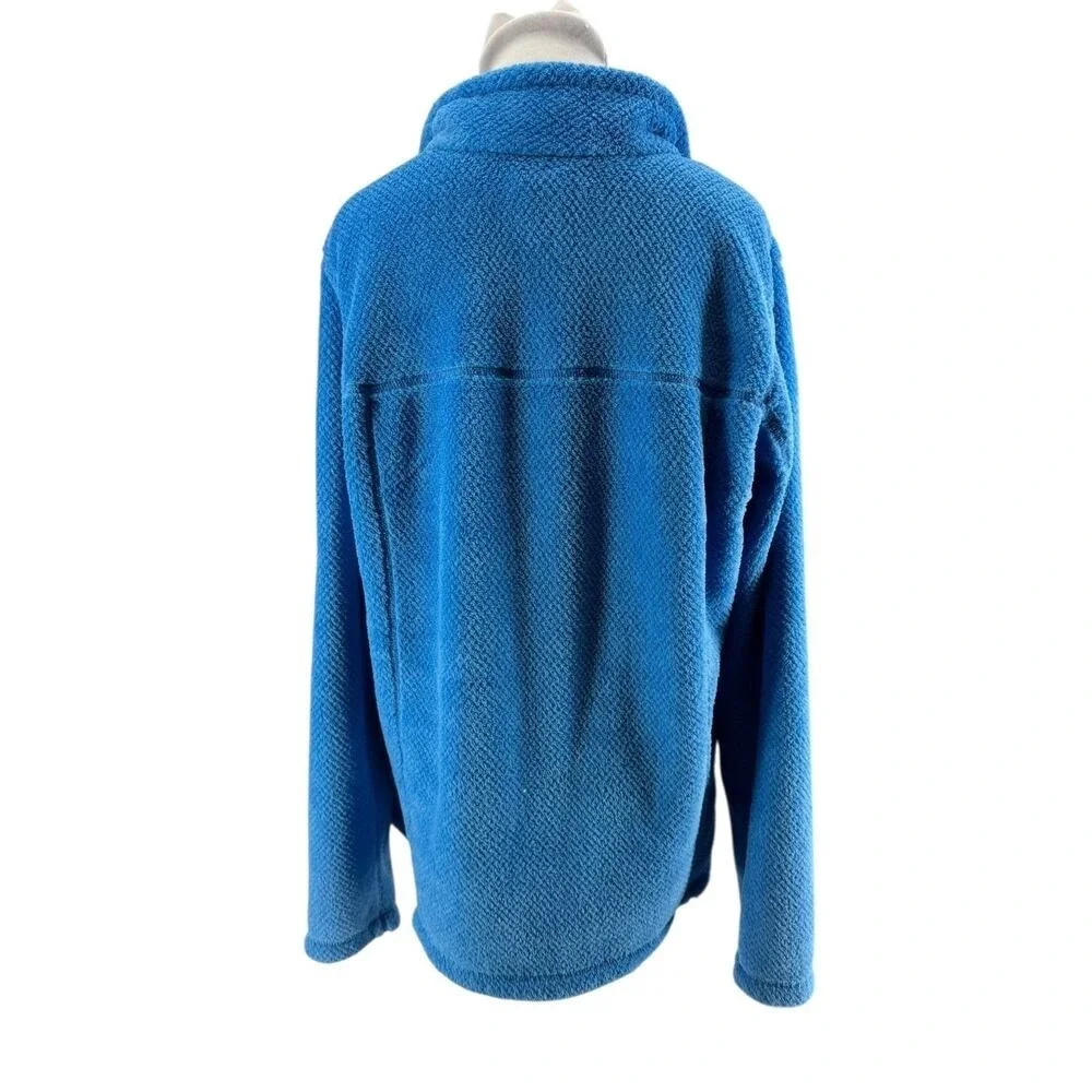 Patagonia Women's Blue Re-Tool Snap-T Long Sleeve Pullover Fleece Size XL